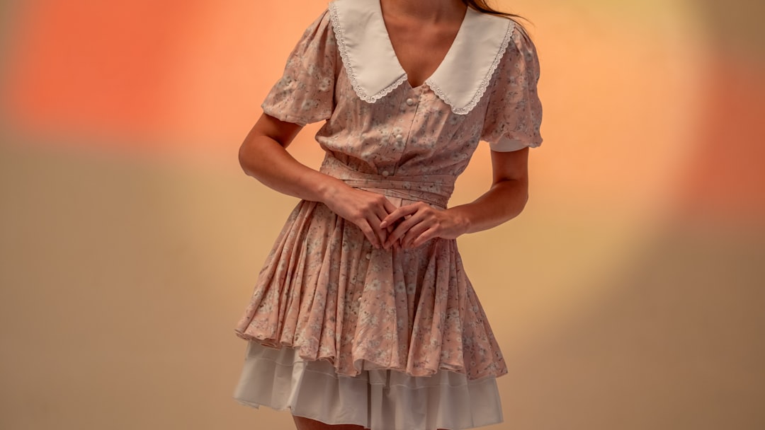 Photo flared dress