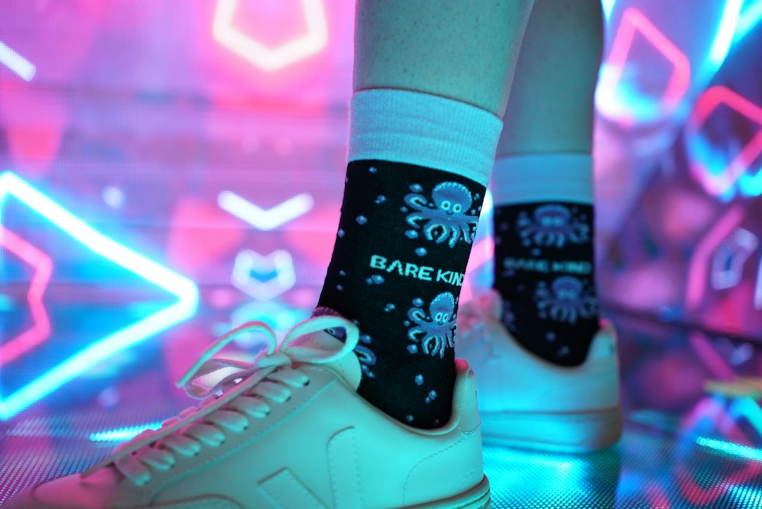 Photo over-the-knee socks